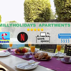  Apartment Millyholidays - Lilla - Center - Nearby - Private Garden - Pool